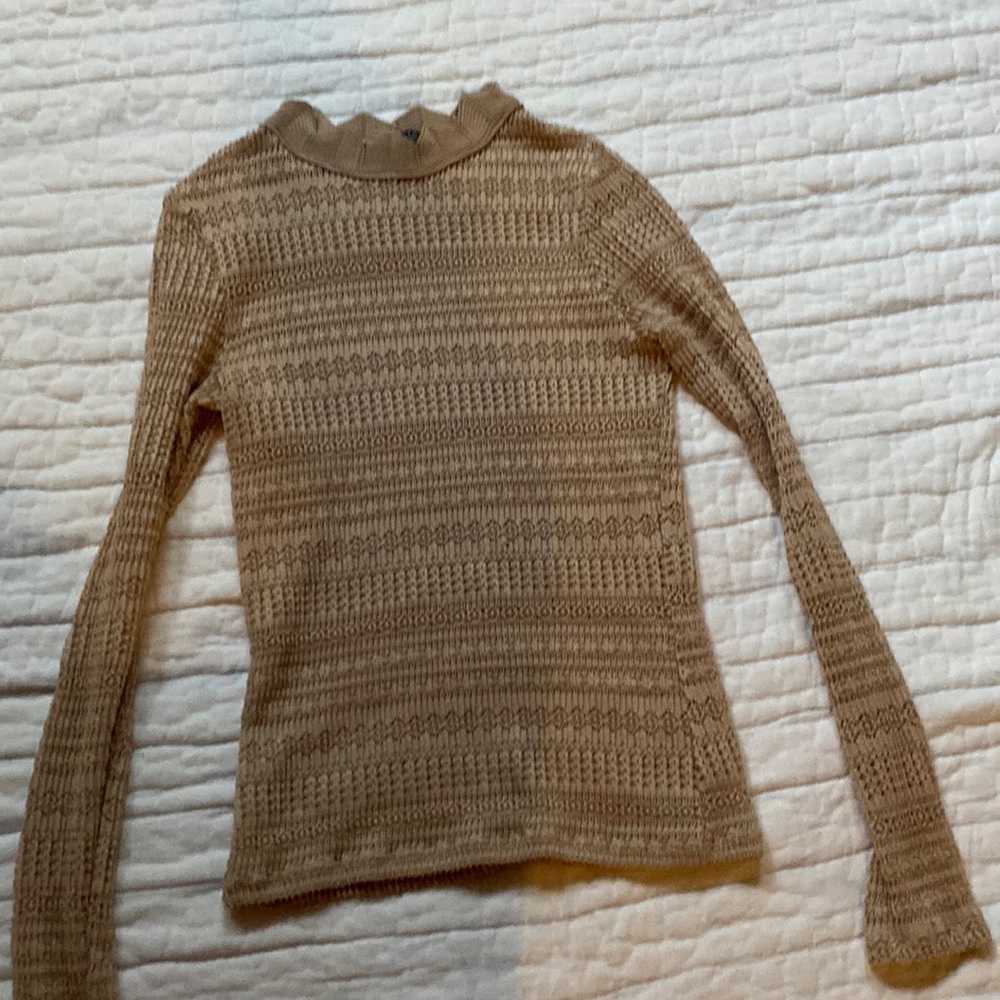 Tan turtle neck Zara long sleeve